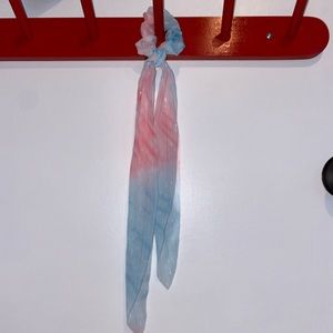 Pink & Blue Hair Scarf